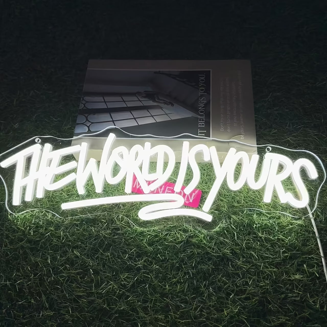 World Map LED Neon Sign
